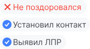 Не поздоровался, установил контакт, выявил ЛПР